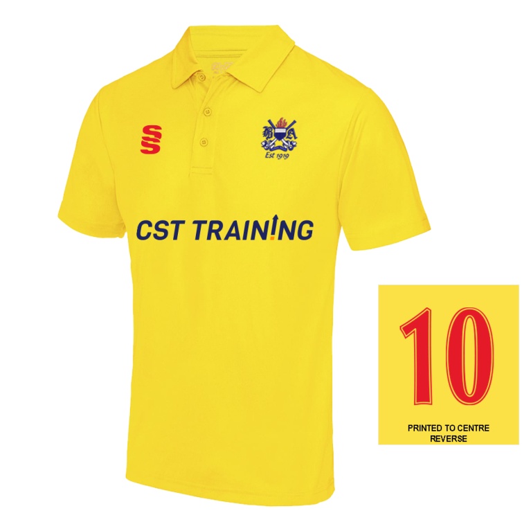Burnt Ash Hockey Club - Yellow Away Match Shirt - Men's Fit