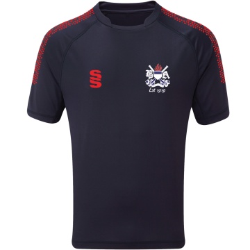 Burnt Ash Hockey Club - Navy Dual Training Shirt - Men's Fit