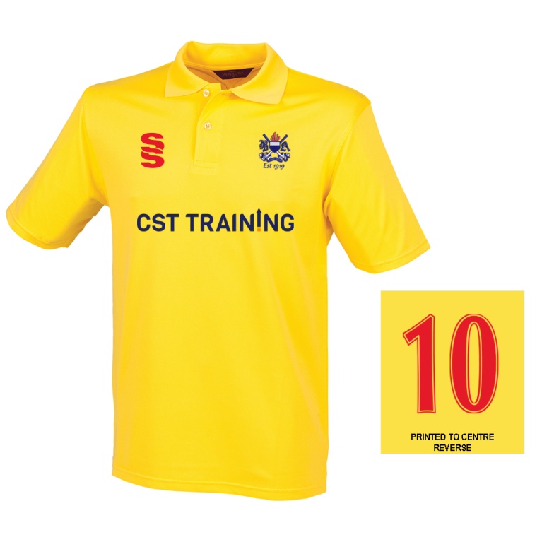 Burnt Ash Hockey Club - Yellow Away Match Shirt - Men's Fit