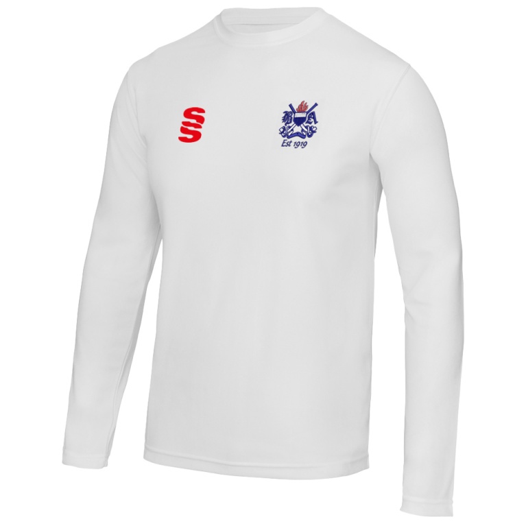 Burnt Ash Hockey Club - Long Sleeve White T-Shirt - Unisex Fit