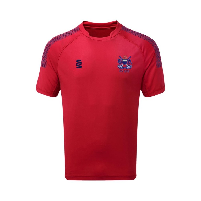 Burnt Ash Hockey Club - Red Dual Training Shirt - Men's Fit