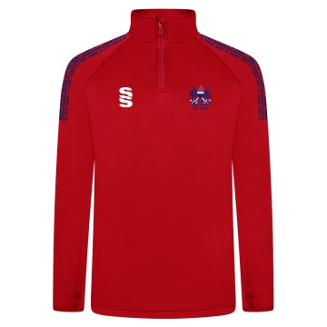 Burnt Ash Hockey Club - Active Performance Top - Red - Unisex Fit
