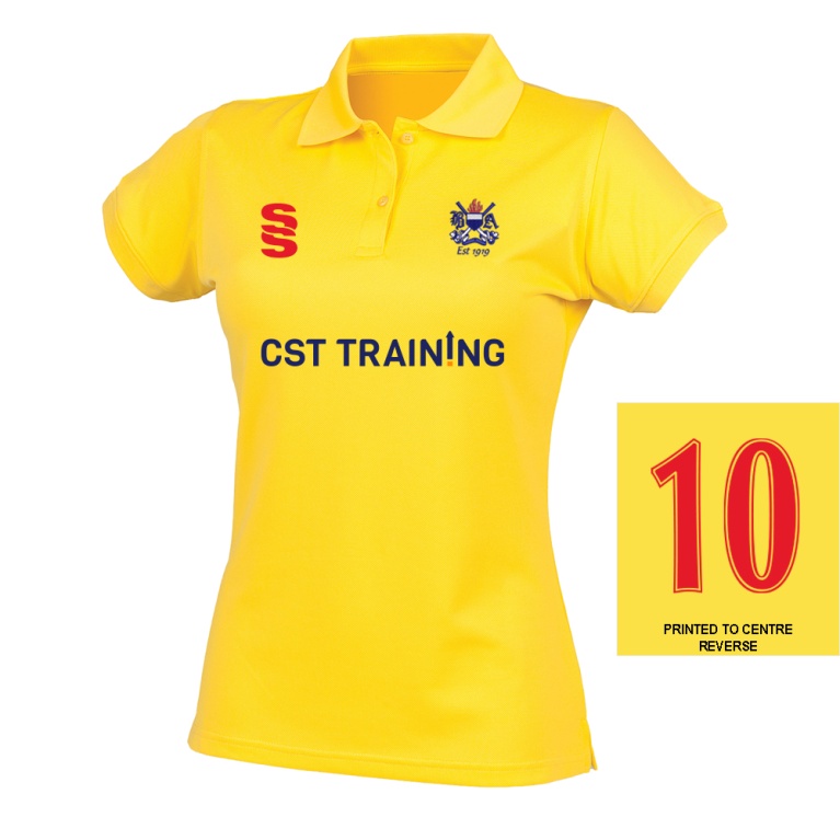 Burnt Ash Hockey Club - Yellow Away Match Shirt - Women's Fit